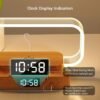 Shenzhi Tech LED 3-in-1 Wireless Charging Lamp with Digital Clock