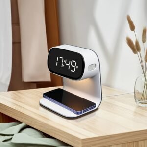 Multifunctional LED Warm Light Night Light Alarm Clock