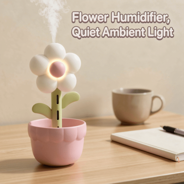 Flower Design Air Humidifier & Aroma Diffuser