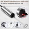 Rechargeable Stainless Steel Milk Frother – 2 Speeds