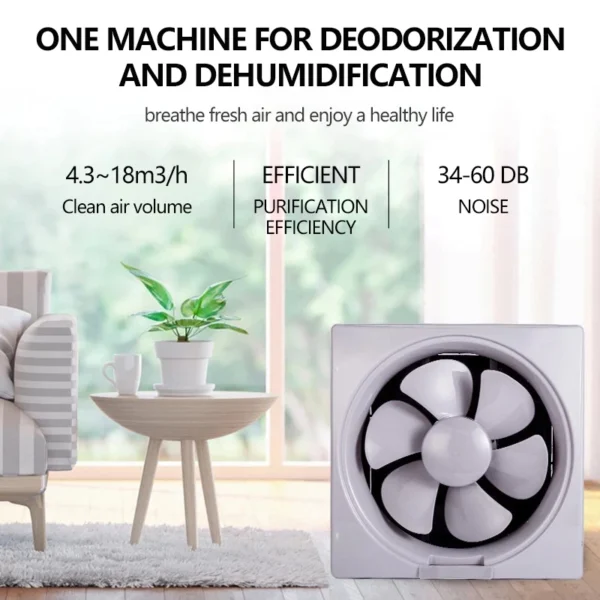 Brother Lighting Wall Exhaust Fan 20/25/30cm