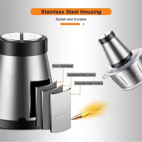 Toshiba Multifunctional Electric Meat Grinder & Food Mixer 2L