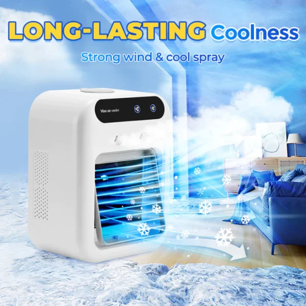 Portable USB Air Cooler & Mist Fan